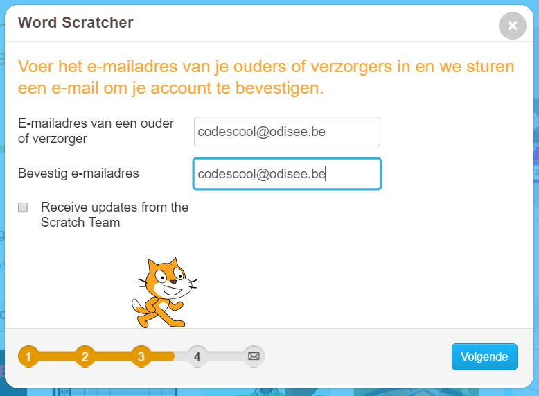 e-mail ouders