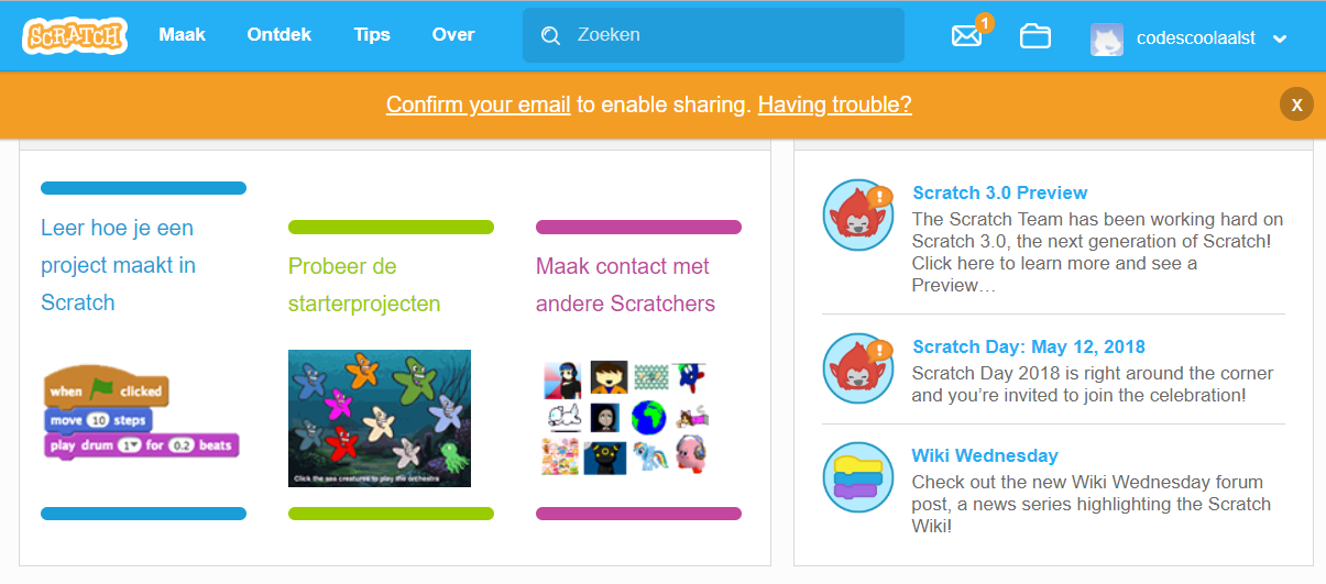 bevestigen e-mail