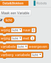 variabele aanmaken